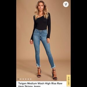 NWT ⭐️ Just Black Medium Wash High Rise Jeans